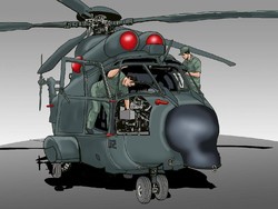 TNI AU Kerahkan Heli Caracal Evakuasi Korban SAM Air yang Jatuh di Papua