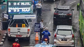 Opsi Buka-Tutup Diterapkan di Jalur Ganjil-Genap Asian Games