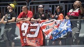 FOTO: Marquez Raja MotoGP Amerika Serikat Marc Marquez kembali menegaskan predikatnya sebagai raja MotoGP Amerika Serikat dengan meraih podium pertama enam kali beruntun.