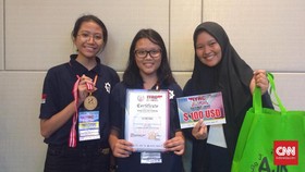 Tiga 'Kartini' Muda Peraih Juara Robotik Kreatif