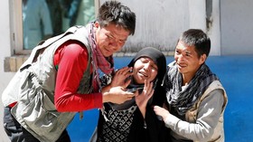 FOTO: Afghanistan Terguncang Akibat Bom di Kantor Pemilu
