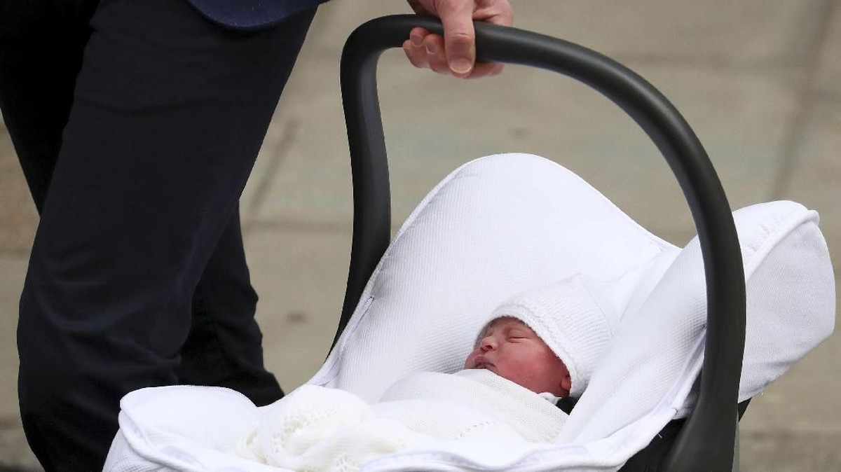 FOTO: Wajah Anak Ketiga Pangeran William-Kate Middleton
