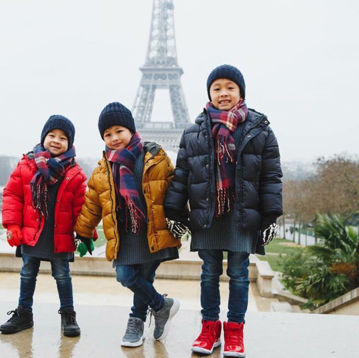 <p>Kenalin nih para jagoannya Ayah Lukman. Tiga jagoan kecil ini bernama Akiva, Akira dan Akino. Menggemaskan ya, Bun. (Foto: Instagram/sweet.escape via lialukman)</p>