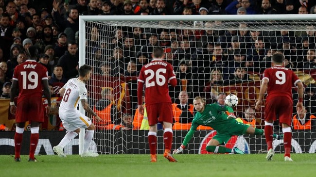 FOTO: Drama Tujuh Gol Liverpool vs AS Roma di Liga Champions