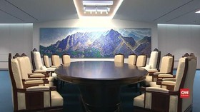 VIDEO: Mengintip Ruang Pertemuan Kim Jong-un dan Moon Jae-in