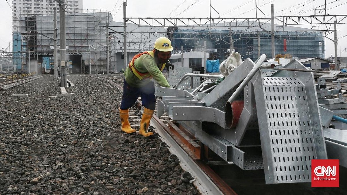 Progres Pembangunan Depo MRT Lebak Bulus Capai 92,5 Persen
