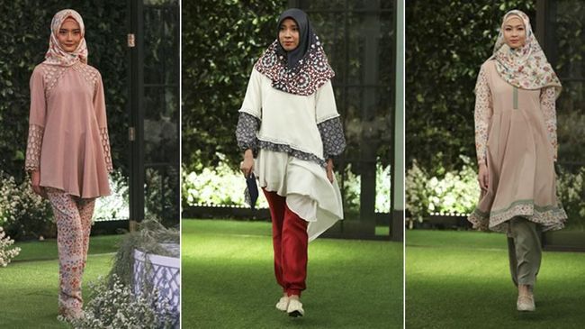 Ivan Gunawan mengeluarkan koleksi busana muslim terbarunya bertajuk 'Fatamorgana' yang terinspirasi India dan didominasi warna pastel, motif dan kasual.