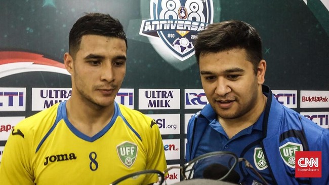 Pemain sayap Timnas Uzbekistan Husniddin Gafurov mengaku sama sekali tidak tahu soal sepak bola Indonesia dan baru pertama kali datang ke Indonesia