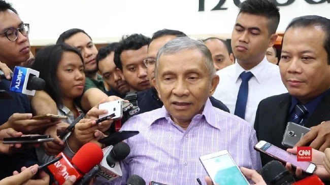 Politikus PAN Amien Rais menyebut dua syarat rekonsiliasi dengan kubu Jokowi-Ma'ruf Amin: ide-ide Prabowo dilaksanakan, dan pembagian kursi 55:45.