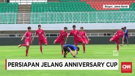 Timnas Indonesia U-23 vs Bahrain di Anniversary Cup