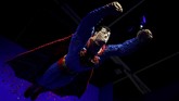 FOTO: Aksi 'Artis' DC dari Tumpukan Lego Permainan balok Lego memunculkan imaji unik dengan cara menumpuknya dan membuatnya dalam satu bentuk, termasuk karakter terkenal DC Comics.