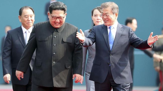Dunia Sambut Baik Kesepakatan Kim Jong-un dan Moon Jae-in