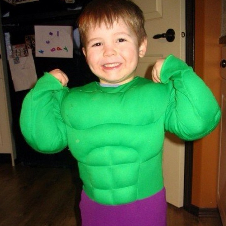 Kalau Hulk-nya kayak gini, malah bikin gemas ya, Bun. (Foto: Instagram/ @joewhitbread)