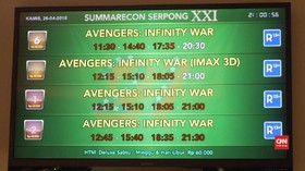 VIDEO: Kala Thanos 'Menjentikkan Jari' di Bioskop Indonesia
