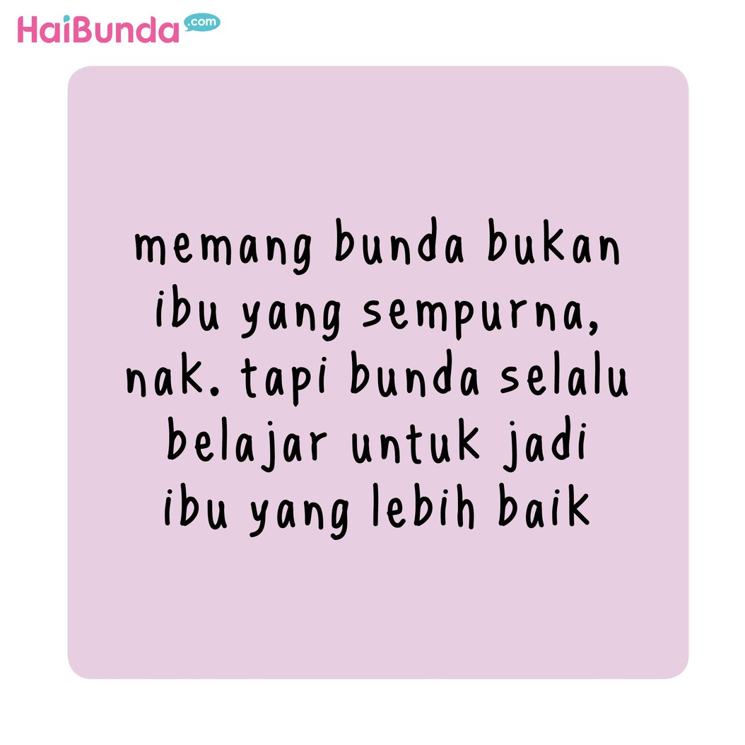 Kadang ada beberapa hal yang bikin kita merasa bersalah sama anak, seperti di komik ini, Bun. Nah, Bunda biasanya merasa bersalah ke si kecil kalau kenapa, Bun?
