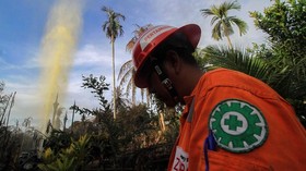 Semburan Minyak di Aceh Masih Setinggi 30 Meter