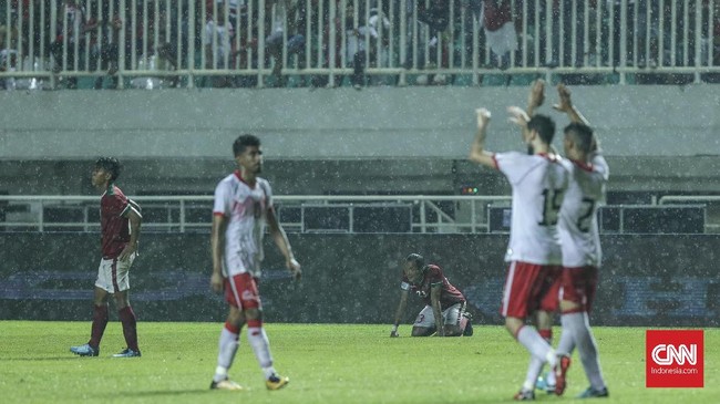 FOTO: Timnas Indonesia Kalah di Laga Perdana Anniversary Cup