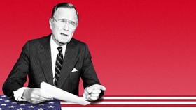INFOGRAFIS: Kebijakan Kontroversial  George HW Bush