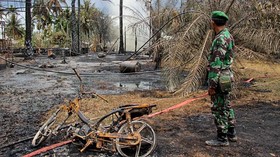 FOTO: Yang Tersisa dari Ledakan Sumur Minyak Ilegal di Aceh