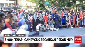 5 Ribu Penari Beraksi di Car Free Day Kota Solo