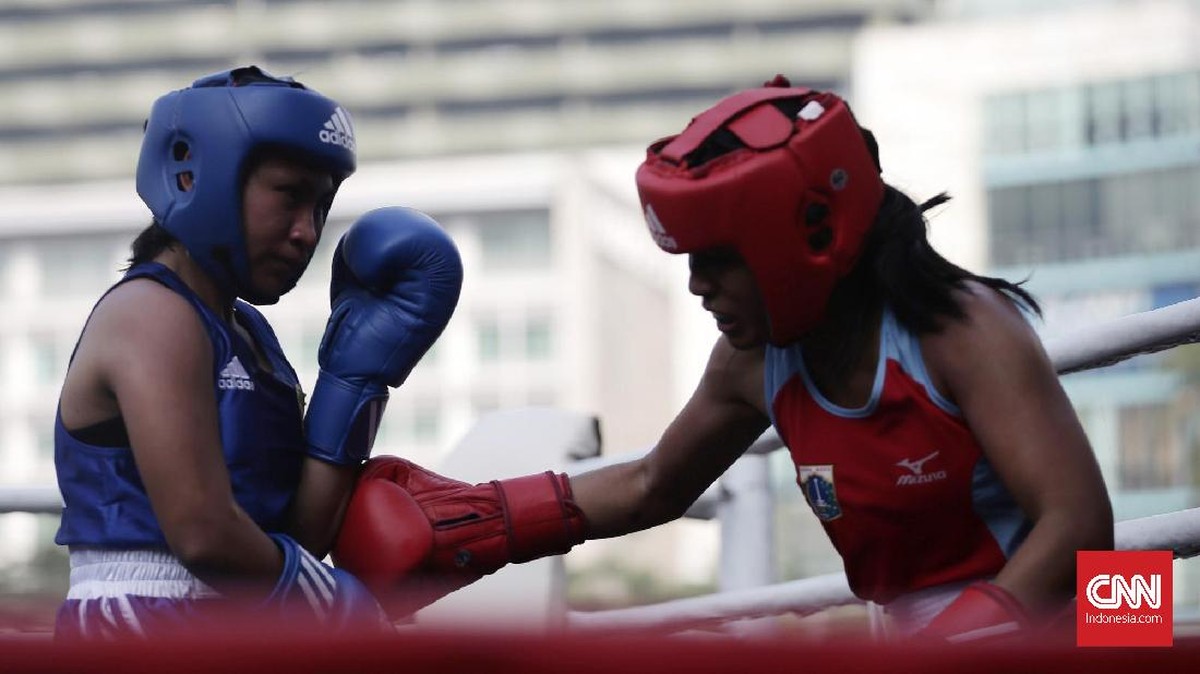FOTO: Tinju Amatir Meriahkan Persiapan Asian Games 2018
