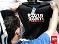 Ratusan Relawan Bertagar #2019GantiPresiden Padati Monas