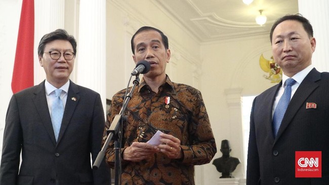 Presiden Jokowi menyatakan Indonesia siap membantu proses perdamaian Korsel dan Korut yang telah disepakati lewat pertemuan tingkat tinggi pekan lalu.