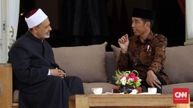 Jokowi Bahas Wasatiyyah Islam Bersama Imam Besar Al-Azhar