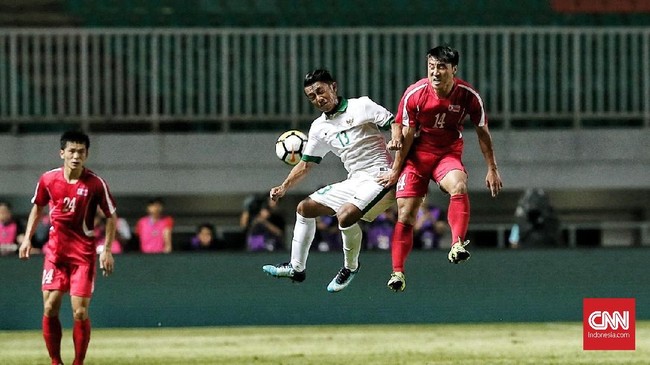 Timnas Indonesia mampu menciptakan peluang ketika menghadapi Korea Utara, namun tidak ada kans yang menjadi gol.