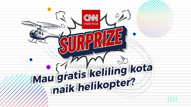 CNNIndonesia.com akan mengajak sembilan orang terpilih untuk naik helikopter gratis keliling Jakarta pada 9 Mei nanti.