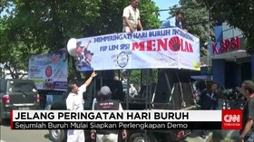 Persiapan Aksi Peringatan Hari Buruh Sedunia
