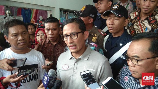 Sandiaga Bakal Perluas Aturan Ganjil-Genap Saat Asian Games