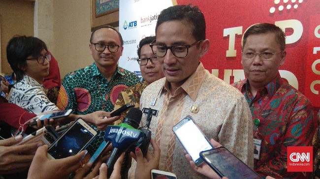 Ketua Tim Pemenangan Pilpres Gerindra Sandiaga Uno akan menyampaikan hasil diskusi dengan JK kepada Prabowo, yakni soal kemungkinan Anies Baswedan cawapres.
