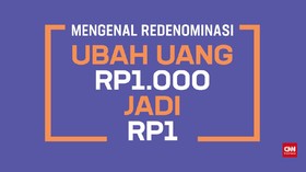 VIDEO: Mengenal Redenominasi, Ubah Uang Rp1.000 Jadi Rp1