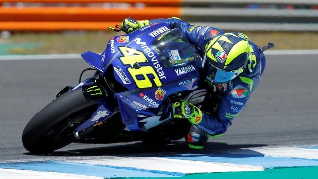 Pebalap MotoGP asal Malaysia Hafizh Syahrin mengungkapkan kekaguman kepada Valentino Rossi jelang balapan MotoGP Prancis di Sirkuit Le Mans, Minggu (20/5).
