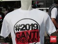 Sandi Beri Massa #2019GantiPresiden di CFD Kaus Gratis