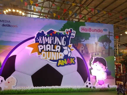 Seru! Saat Anak-anak Berlomba di Kampung Piala Dunia Anak