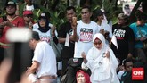 FOTO: Deklarasi Akbar #2019GantiPresiden Ratusan orang memadati kawasan Monumen Nasional untuk mendeklarasikan gerakan #2019GantiPresiden, Minggu (6/5).