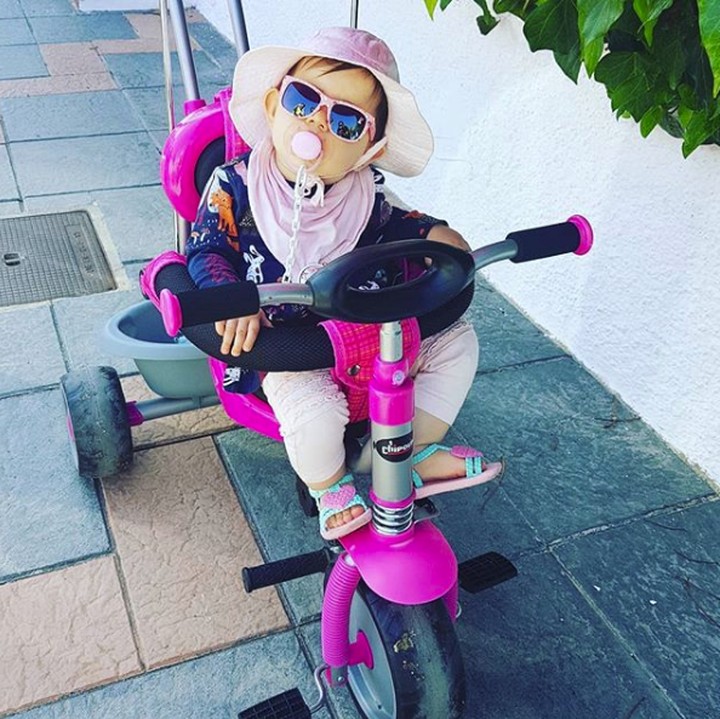 <p>Mau keliling kompleks nih, udah keren belum? (Foto: Instagram @sabrinakasalova)</p>