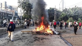 Rusuh Pengosongan KPAD Tanah Kusir, Empat Warga Diamankan