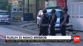 Rusuh di Mako Brimob