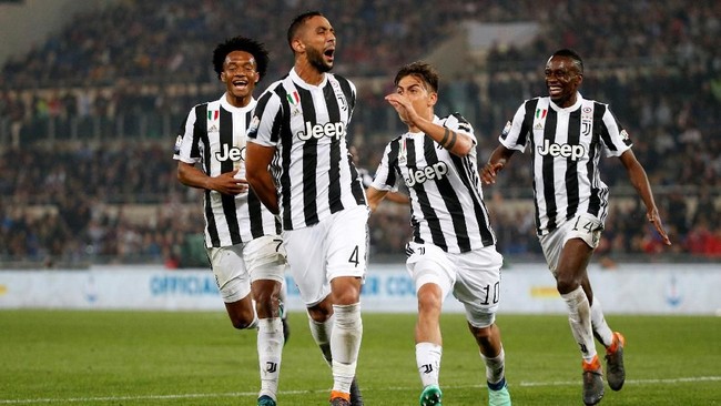Juventus sukses meraih gelar juara Coppa Italia setelah mengalahkan AC Milan dengan skor 4-0 pada laga final di Stadion Olimpico.