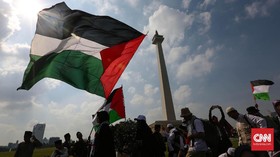 FOTO: Gema Suara Bela Palestina dari Monas