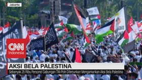 Aksi Bela Palestina, Sejumlah Personil Keamanan Diturunkan