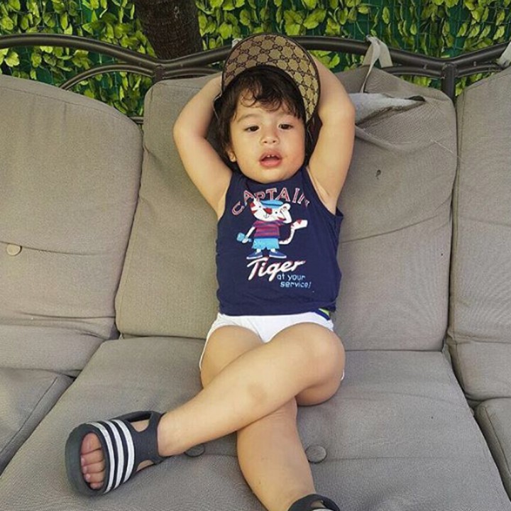 <p>Hai Bunda, yang lagi berjemur ini namanya Azka Raqilla Mawardi. (Foto: Instagram @nikitamirzanimawardi_17)</p>