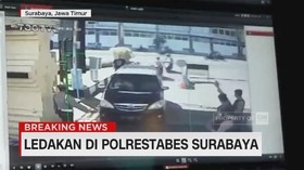 Ini Dia Sesaat Sebelum Ledakan di Depan Polrestabes Surabaya