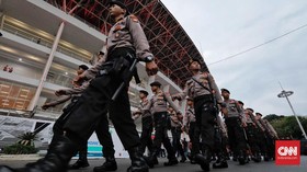 2.575 Aparat Dikerahkan Amankan Duel Indonesia vs Bahrain di GBK