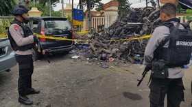 Sterilisasi Rumah Terduga Teroris untuk Penggeledahan