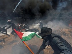 Muslim Palestina Vs Polisi Israel Bentrok Lagi, Roket Ditembakkan