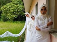 Foto: Viral Hijab Pocong Untuk Pernikahan, Berani Pakai?